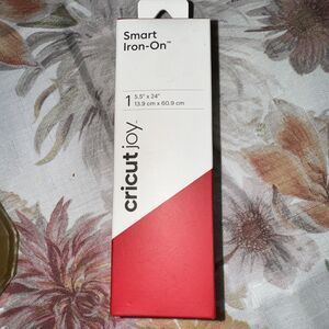 Cricut Joy Smart StrongBond Iron-On HTV Roll 5.5x24 Matte Red 1 Roll New Sealed